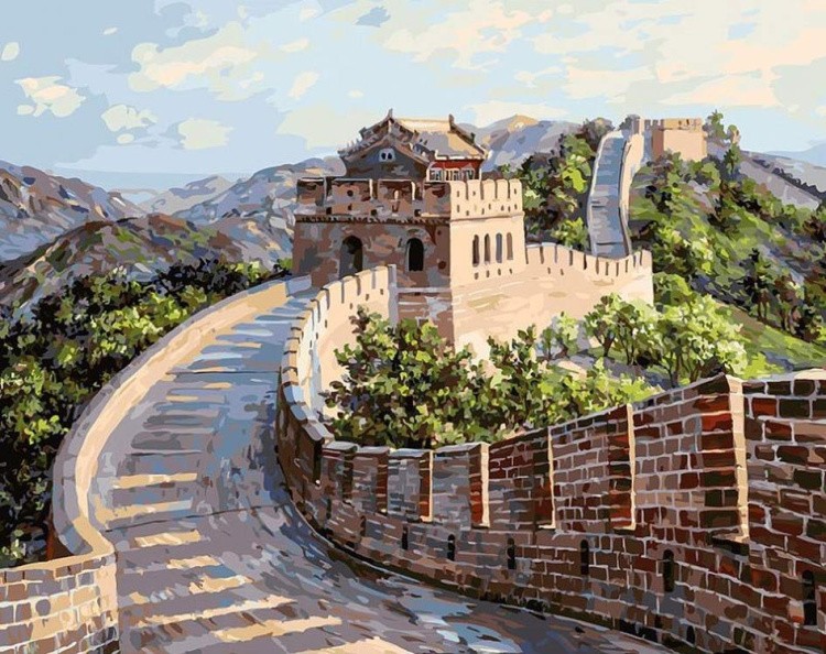 Картина по номерам «Великая Китайская стена»