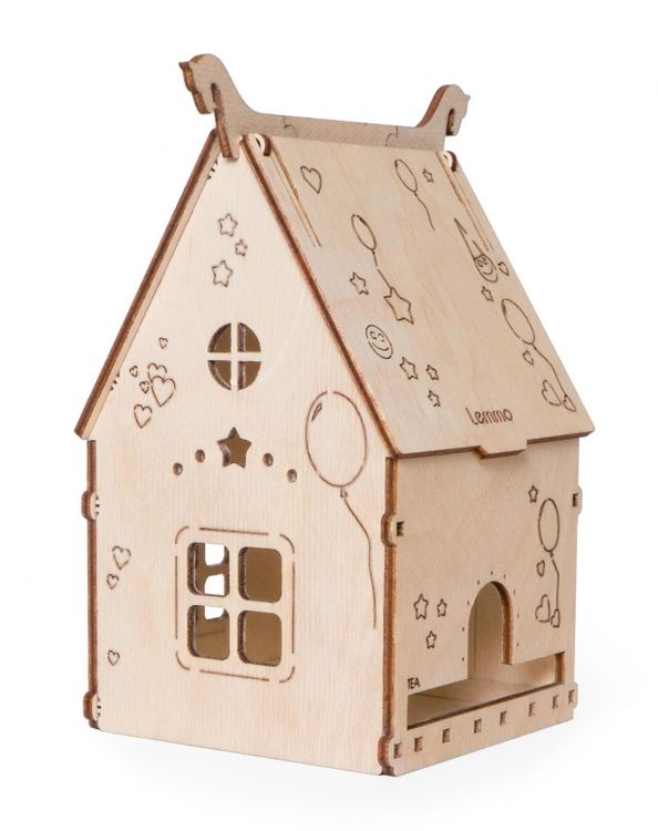 Домик Подарочный Lemmo (для конфет, чайных пакетиков), 12 деталей — картинка 2