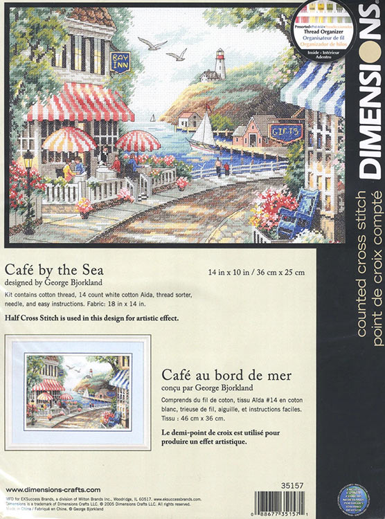 Набор для вышивания «Приморское кафе» — картинка 5