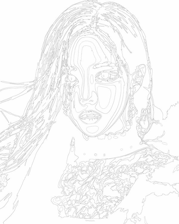 Картина по номерам «K-POP кпоп BlackPink: Ким Джису арт» — картинка 3