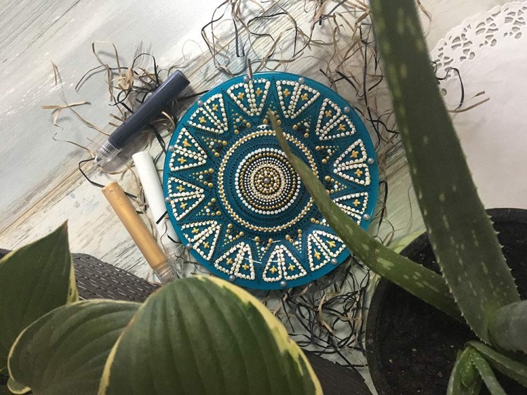 Набор для точечной росписи «Blue Plate» — картинка 11