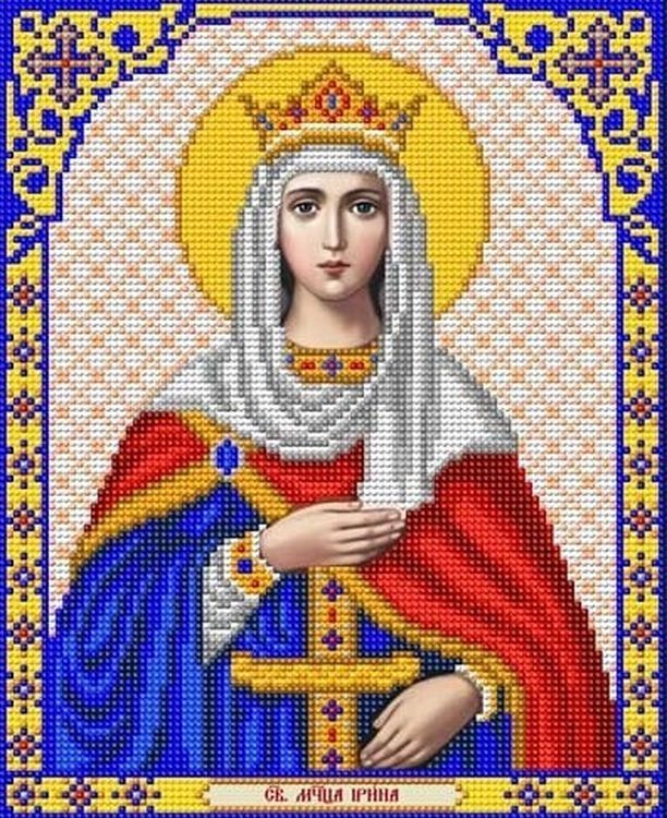 Рисунок на ткани «Святая Ирина»