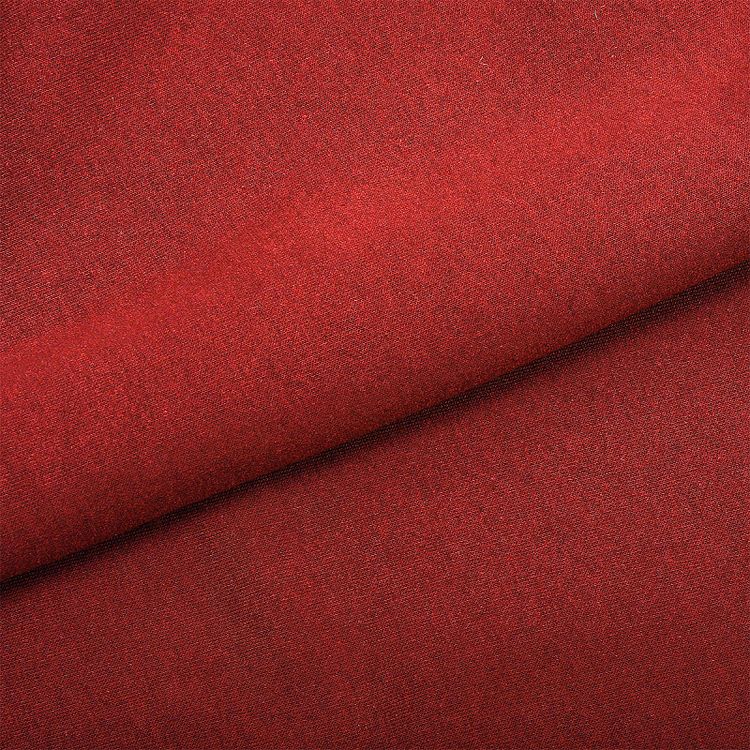 Ткань трикотаж Футер 3х нитка, начес, хлопок, 10 м, ширина 185 см, 320 г/м2, цвет: вишня, TBY — картинка 3