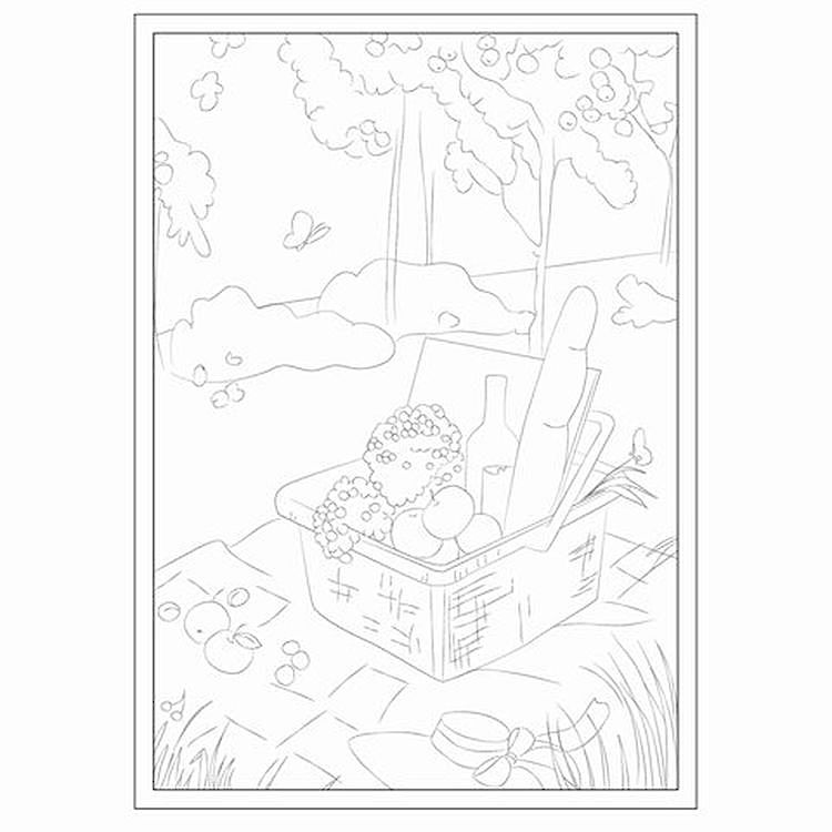 Папка для акварели с эскизом, большая, А3, 10 л., 200 г/м2 — картинка 13