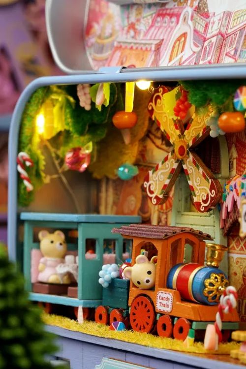 Сборная модель (румбокс) в шкатулке «Конфетное приключение» — картинка 4