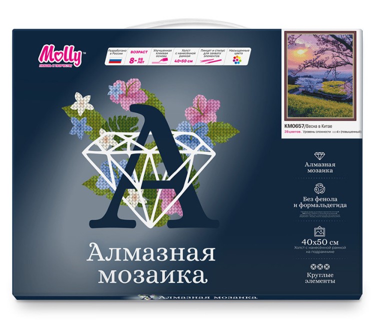 Алмазная вышивка «Весна в Китае» — картинка 2