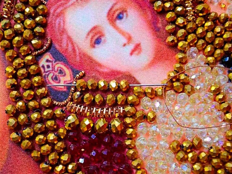 Набор вышивки хрустальными камнями «Богородица Казанская» — картинка 8