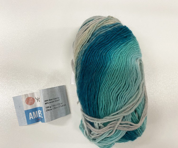 УЦЕНКА. Пряжа YarnArt Ambiance (155), мультиколор, 1 шт. 100 г (порвана этикетка) — картинка 3