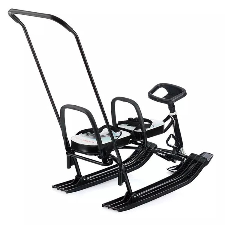 Снегокат детский 505 TWINS BABY PUSH со спинкой для двоих — картинка 10