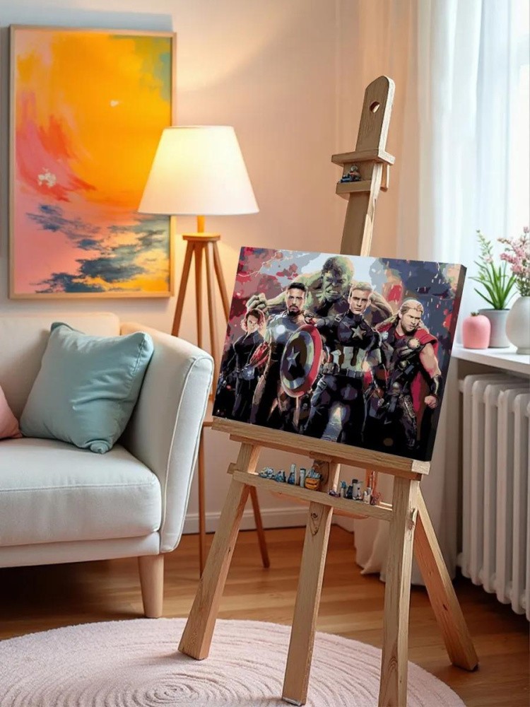 Картина по номерам «Отряд мстителей» — картинка 9