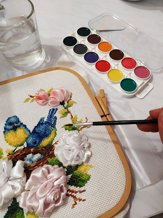 Набор для вышивания «Синички» — картинка 8