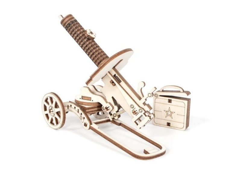 Деревянный механический конструктор «ПУЛЕМЕТ ЛТ-М» — картинка 2