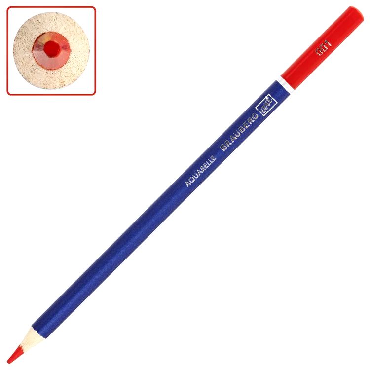 Карандаши художественные цветные акварельные BRAUBERG ART PREMIERE, 24 цв., грифель 4 мм — картинка 5