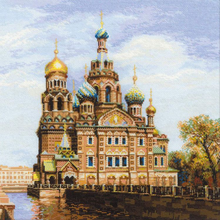 Набор для вышивания крестом PANNA Чесменская церковь в Санкт-Петербурге