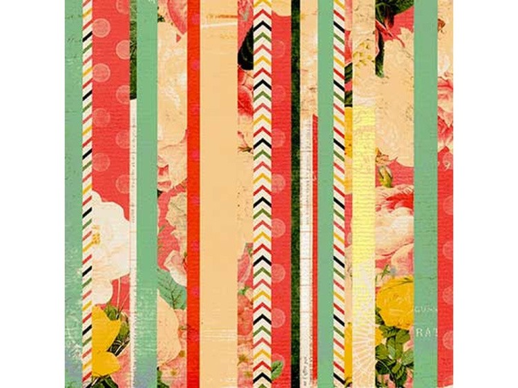 Набор бумаги «Яркие цветы» — картинка 20