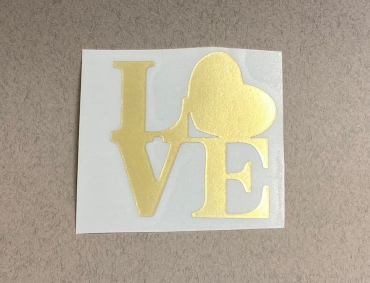 №21 Наклейка (золото) Sticker, Art Blong — картинка 2