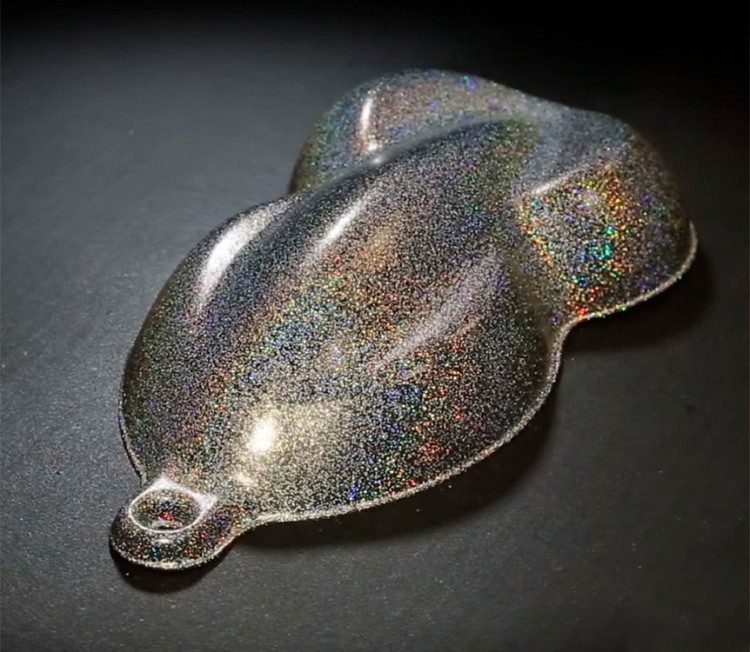 Пигмент Глиттер Holographic Silver, 10 г — картинка 4