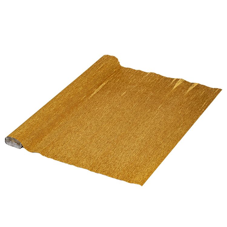 Бумага гофрированная Fiore 180 г/м2, античное золото (807), 50х250 см, Brauberg — картинка 2