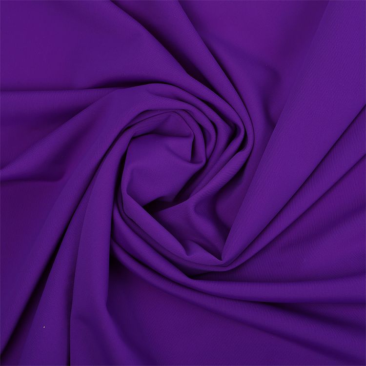 Ткань трикотажная Бифлекс матовый, 6 м, ширина 150 см, 190 г/м², цвет: 5005 фиолетовый, TBY — картинка 5