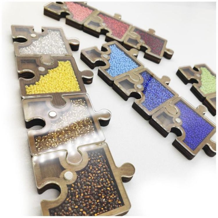 Органайзер для бисера «Пазл 12 шт» — картинка 4