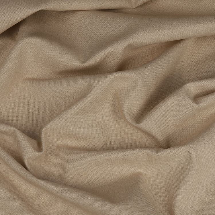 Ткань льняная, 1 м x 140 см, 200 г/м², цвет: светло-бежевый, TBY — картинка 2