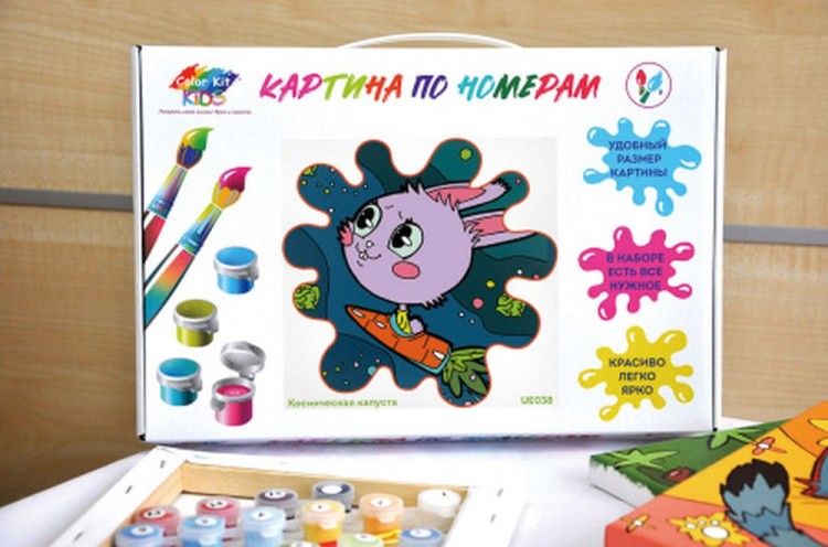 Картина по номерам «Космическая капуста» — картинка 4