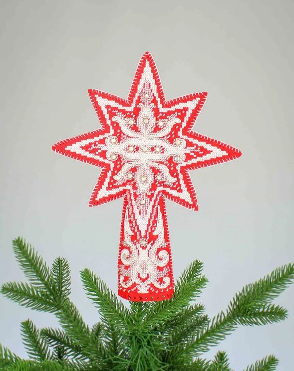 Набор для вышивания «Морозные узоры. Звезда на вершину» — картинка 6