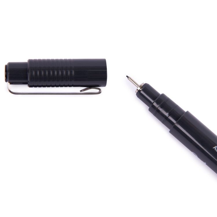 Линер Pointliner, 0,1 мм, 12 шт., цвет: черный, Pentel — картинка 2