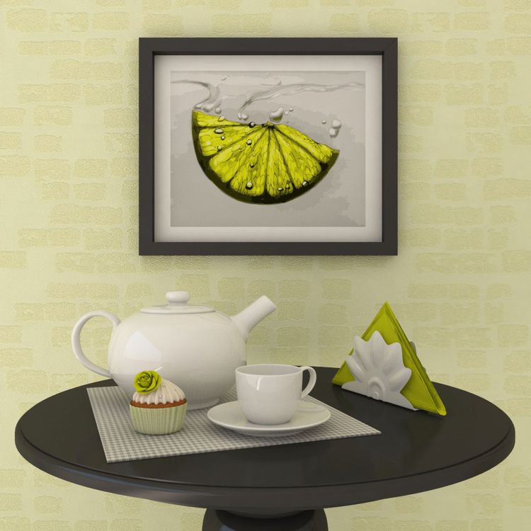 Картина по номерам «Сочный лайм» — картинка 2