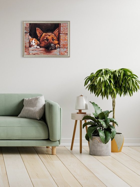 Картина по номерам «Мне хорошо с тобой» — картинка 8