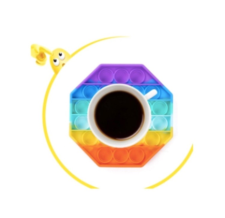 Игрушка антистресс Pop it Поп ит, Вечная пупырка «Восьмиугольник» — картинка 2