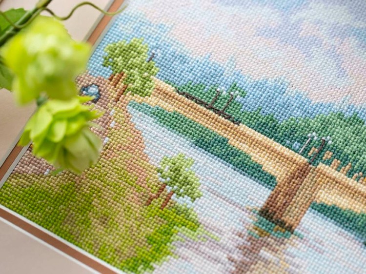 Набор для вышивания «Мост Понте-алле-Грацие, Флоренция» — картинка 3