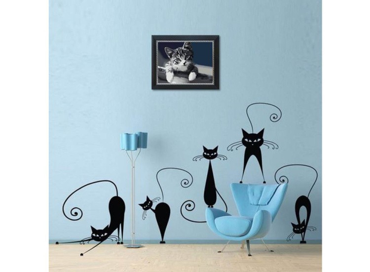 Картина по номерам «Серая нежность» — картинка 3