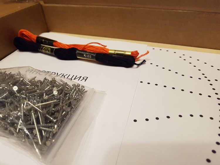 Набор для творчества STRING ART «Баскетбольный мяч» — картинка 3