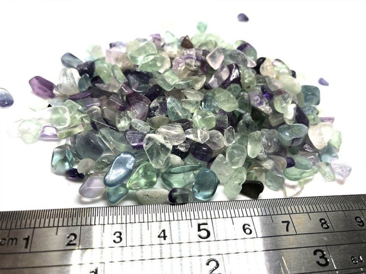 Натуральный камень Флюорит зелено-фиолетовый, 100г — картинка 3