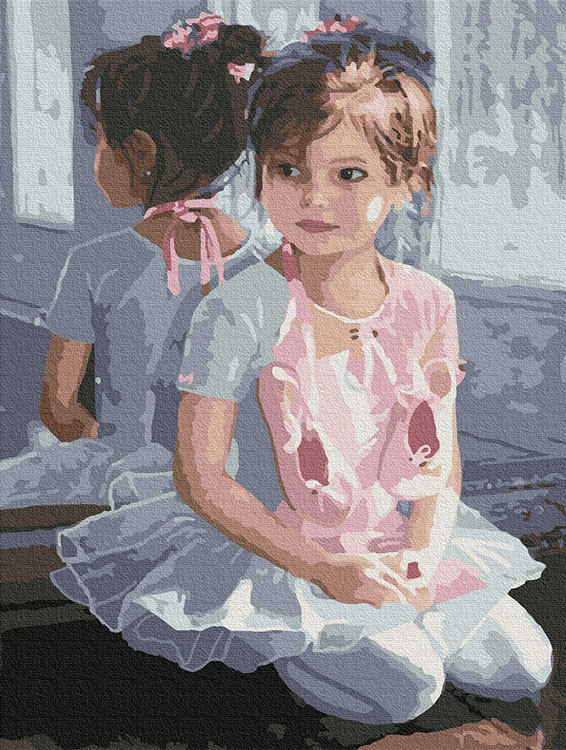 Картина по номерам «Маленькая балерина»