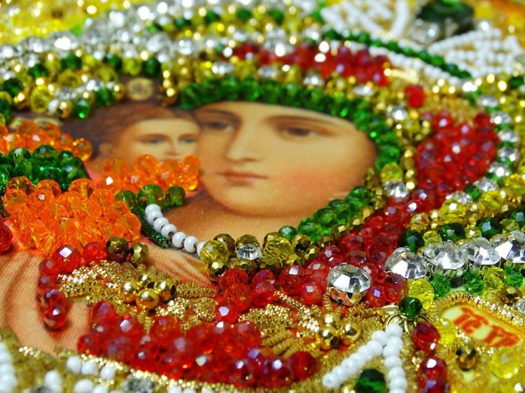 Набор вышивки хрустальными камнями «Владимирская» — картинка 5