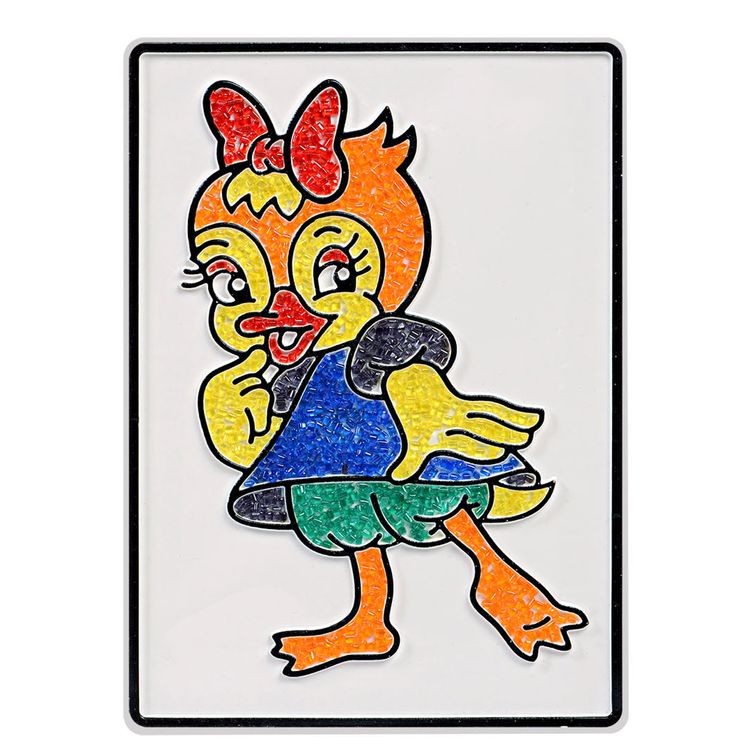 Набор для творчества «Насыпь на клей. Уточка», тип 20 — картинка 2