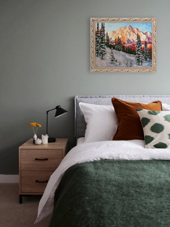 Картина по номерам «Горные склоны» — картинка 6