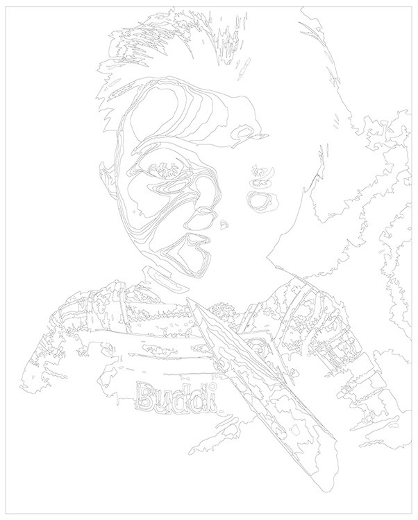 Картина по номерам «Страшная кукла Чаки с ножом 3» — картинка 3