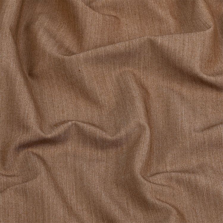 Ткань Костюмная Гальяно, 5 м, ширина 150 см, 200 г/м2, цвет: темно-бежевый меланж, TBY — картинка 4