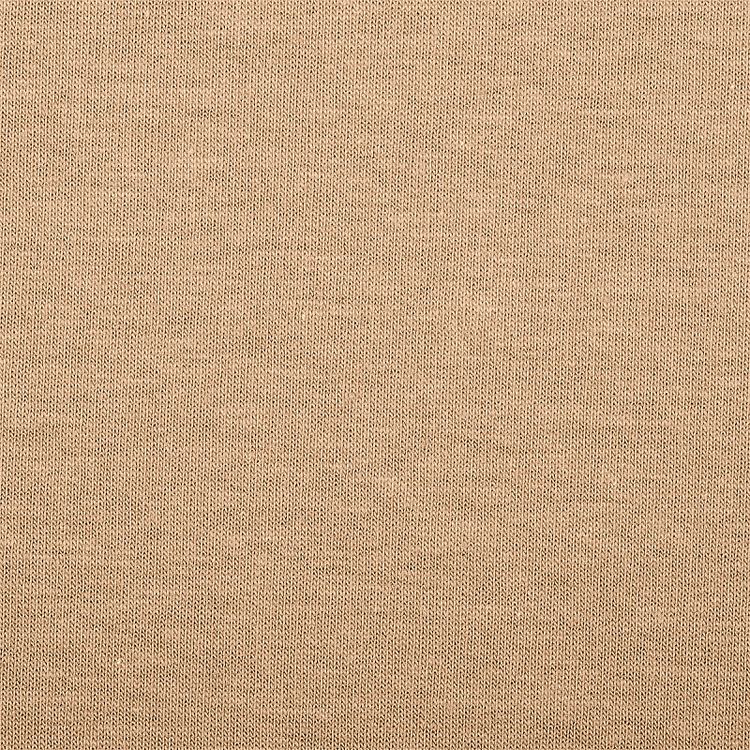 Ткань трикотаж Футер 2х нитка, петля с лайкрой, 10 м x 180 см, 240 г/м², цвет: бежевый, TBY — картинка 2
