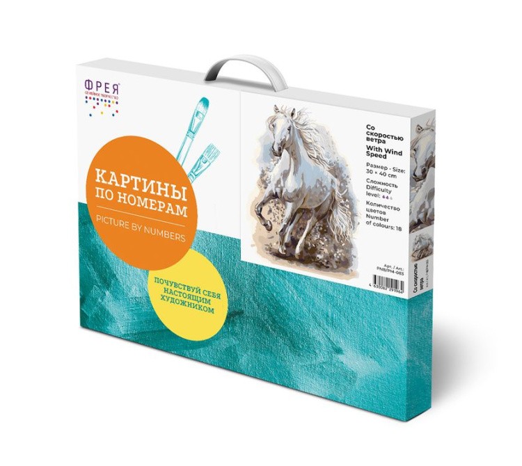 Картина по номерам «Со скоростью ветра» — картинка 3