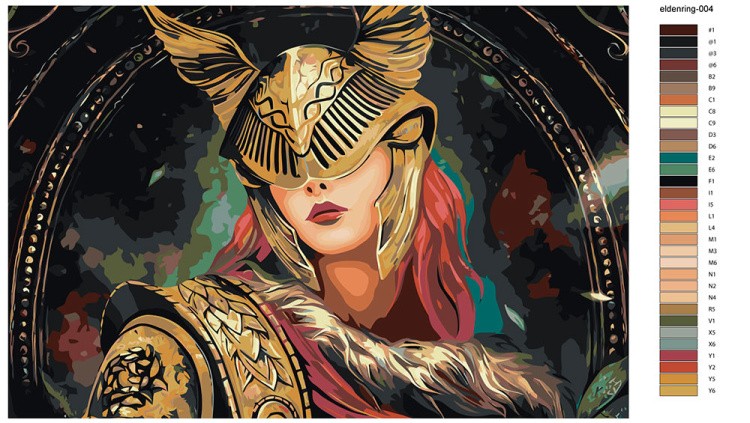 Картина по номерам «Elden Ring Элден Ринг: Маления» — картинка 2