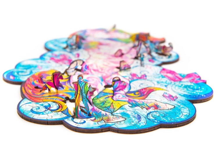 Деревянный пазл Unidragon «Вдохновляющий Единорог», размер King Size (А3) — картинка 6