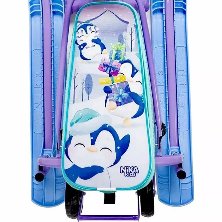 Снегокат детский со спинкой Тимка спорт 6 с Пингвинами — картинка 6