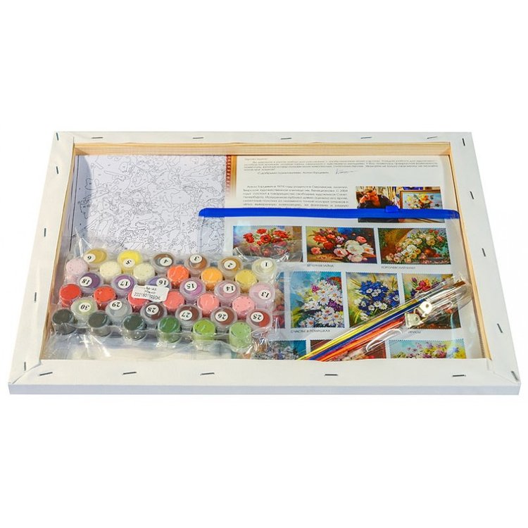 Картина по номерам «Ирисы» — картинка 3