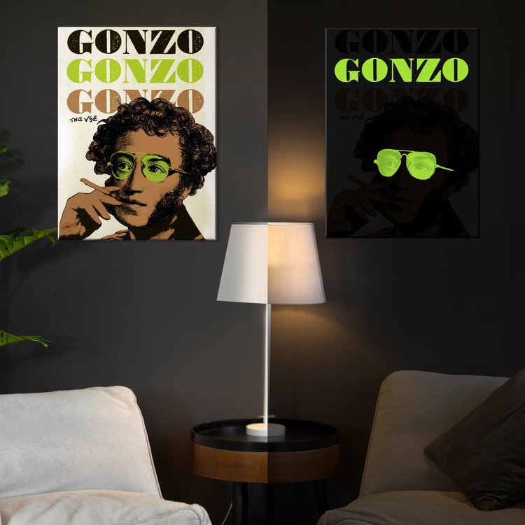 Картина по номерам со светящейся краской «Пушкин. Желание славы» — картинка 2