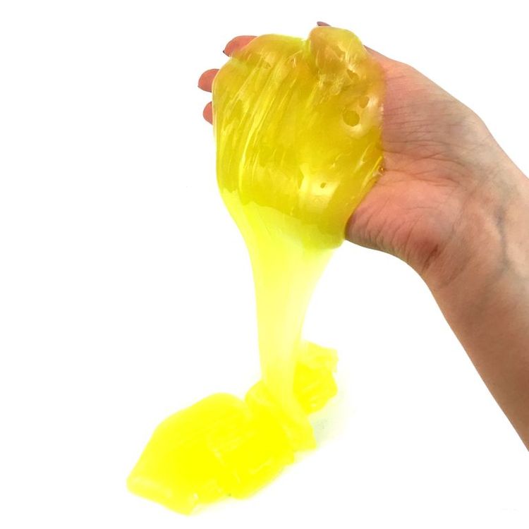 Лизун Slime «Mega», светится в темноте, желтый — картинка 6