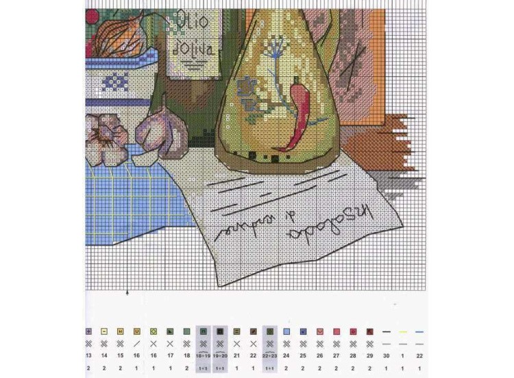 Набор для вышивания «Натюрморт с перцем» — картинка 5